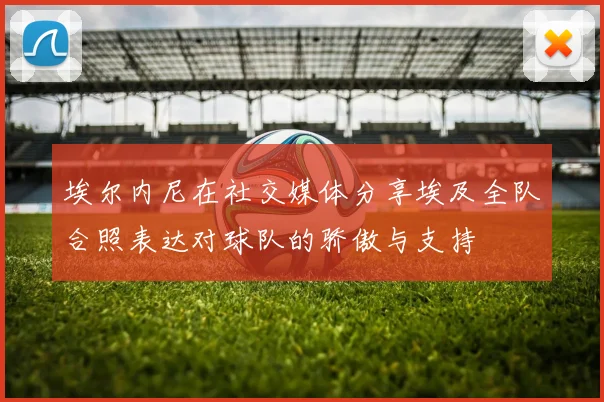 埃尔内尼在社交媒体分享埃及全队合照表达对球队的骄傲与支持